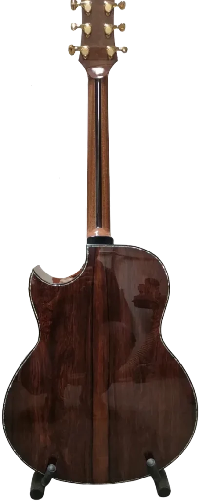 Back - Modello Grand Auditorium Cutaway Malaysian Rosewood Corsalini Guitars