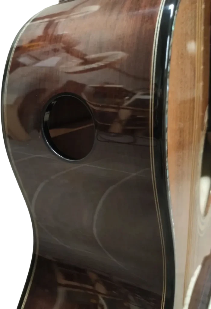 Foro fascia - Modello Grand Auditorium Cutaway Malaysian Rosewood Corsalini Guitars